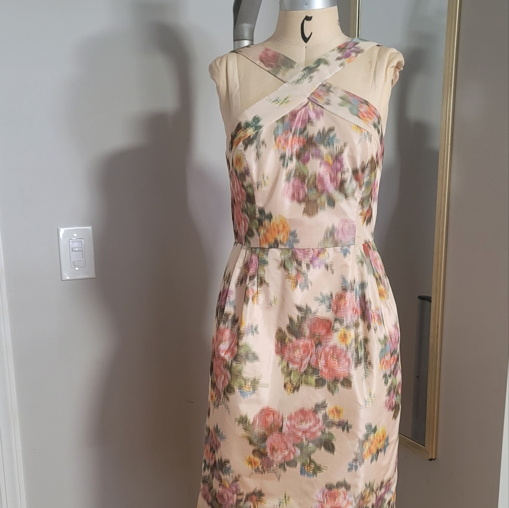 J Crew Floral Sleeveless Dress